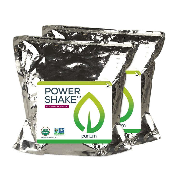 Powershake - a potent blend of certified organic superfood greens